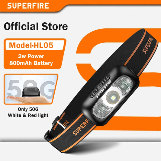 EcoDream TrailBeam™ 05D - Superfire Headlamp